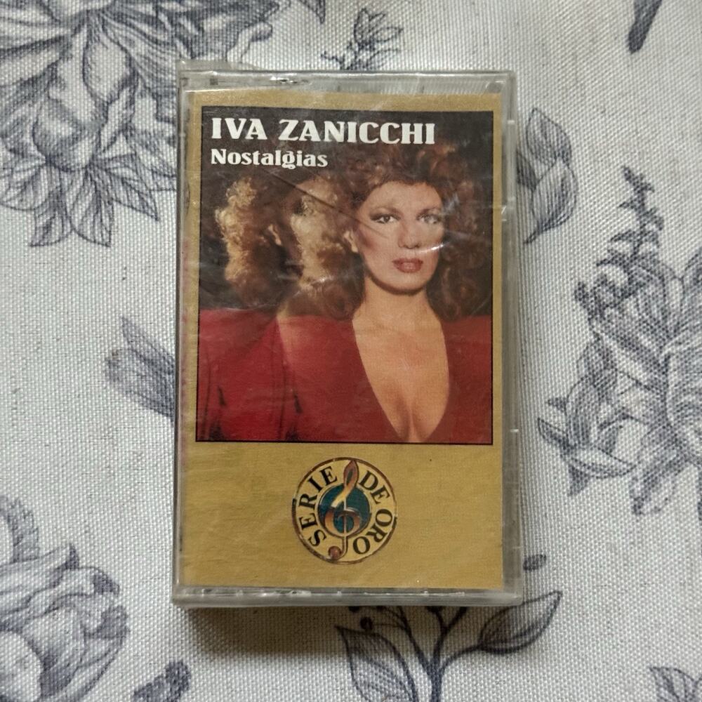 Vtg Iva Zanicchi Nostalgias Serie De Oro Sealed Music Cassette Tape Sony Latin